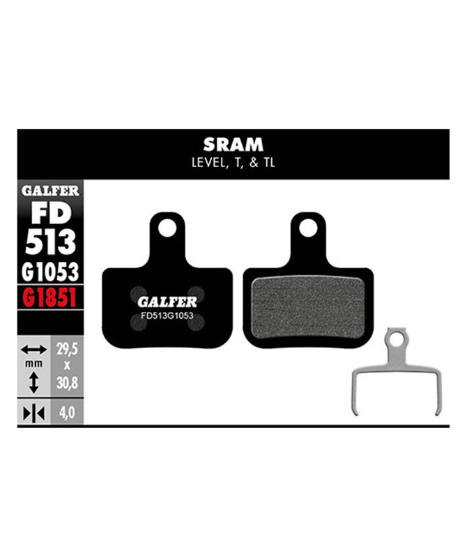 PASTILLAS FD STD SRAM LEVEL, T, TL GALFER