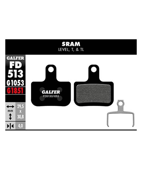 PASTILLAS FD STD SRAM LEVEL, T, TL GALFER
