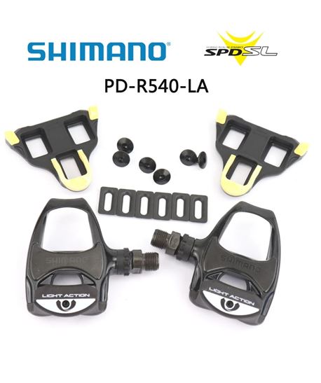 PEDALES SHIMANO R540 SPD-SL LA NEGRO PDR540LA