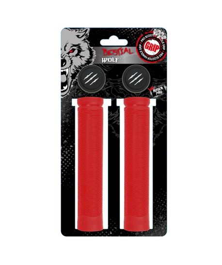 MANGUITOS BESTIAL WOLF COLOR ROJO 155MM