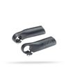 EXTENSIÓN MANILLAR ANATÓMICOS NEGRO FORJADO 3D ALUMINIO
