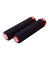 SRM PUÑO LOCKING GRIP FOAM BLK 129MM SING RED CLMP
