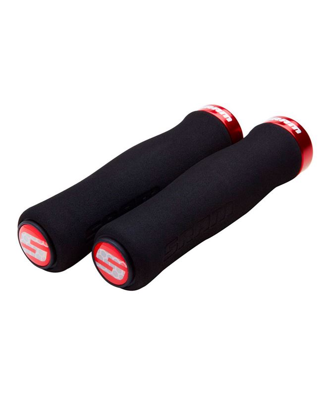 SRM PUÑO LOCKING GRIP CONTOUR FOAM 129MM BLK/RED
