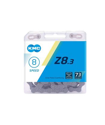 CADENA KMC Z8 114 ESLABONES 8V. CROMADA/GRIS