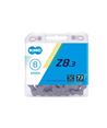 CADENA KMC Z8 114 ESLABONES 8V. CROMADA/GRIS