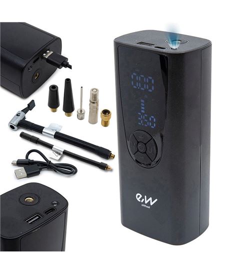 INFLADOR ELÉCTRICO PORTÁTIL EW2.0 CON FUNCIÓN POWER BANK