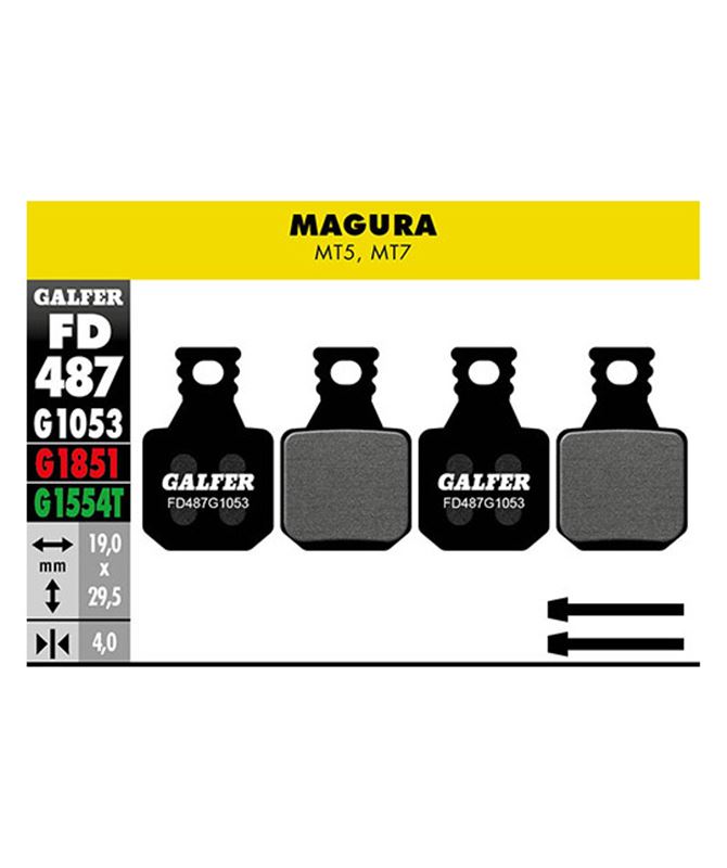 GLF PASTILLAS GALFER FD487 STANDARD  MAGURA MT5, MT7