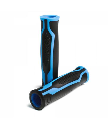 PAR DE PUÑOS MTB SELLE ROYAL G02 - 120MM AZUL-NEGRO