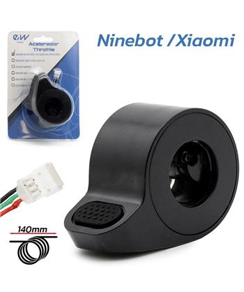 ACELERADOR NINEBOT Y XIAOMI NEGRO - CONECTOR JST ZH
