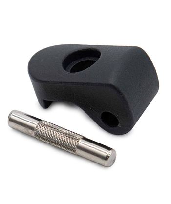 UÑA DE ACERO INOX NEGRA CON PASADOR 6MM PARA XIAOMI MI3