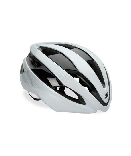 CASCO ELEO UNISEX BLANCO/PLATA (S-M) 51-56