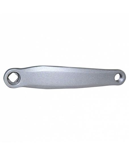 BIELA IZQUIERDA KRAYTON CUADRADILLO STEEL PLATA - 170MM.