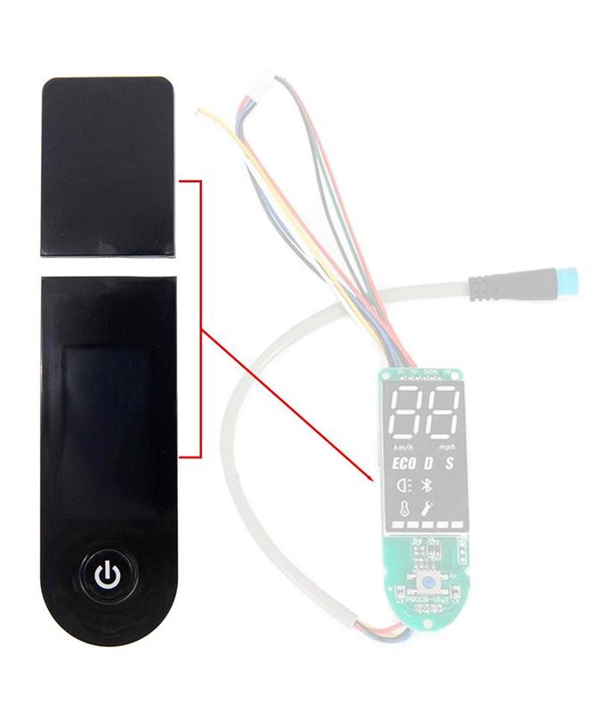 TAPA DISPLAY XIAOMI CON INDICADOR DE VELOCIDAD