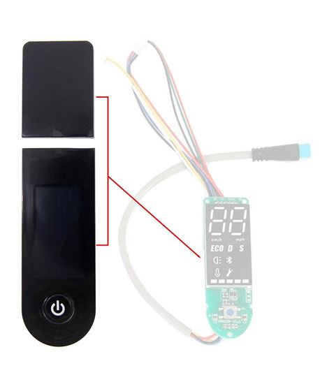 TAPA DISPLAY XIAOMI CON INDICADOR DE VELOCIDAD
