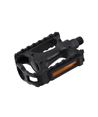 PAR PEDALES NYLON MTB MONOBLOCK NEGRO C/REFLEC