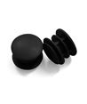 PAR TAPONES MANILLAR MTB NEGROS VLP-01