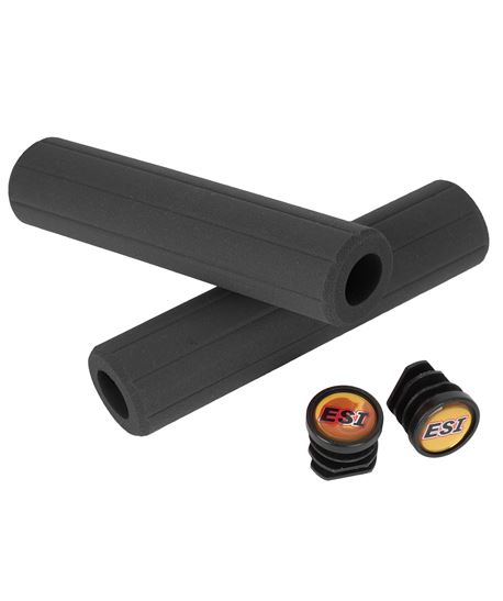 ESI GRIPS PUÑOS DE MANILLAR - RIBBED CHUNKY - BLACK
