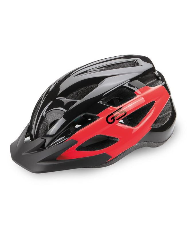 CASCO "VARIK" T-L, NEGRO/ROJO