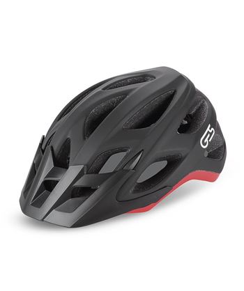 CASCO GES TRAIL NEGRO/ROJO