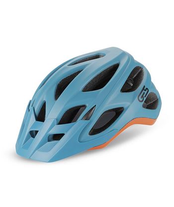 CASCO TRAIL T-M, AZUL/NARANJA