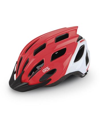 CASCO GES KORE  ROJO/BLANCO 50-56 CM