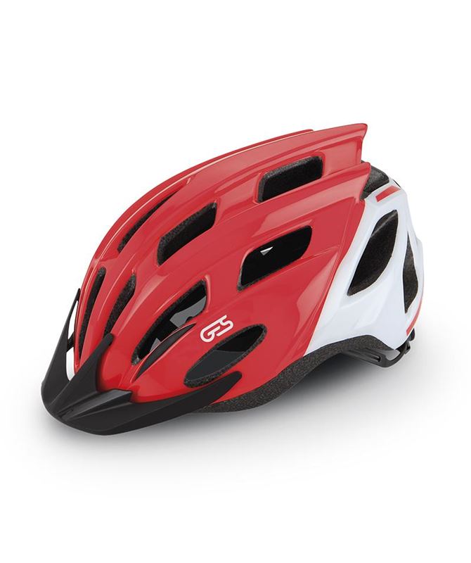 CASCO GES KORE  ROJO/BLANCO 50-56 CM