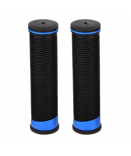 PAR DE PUÑOS MTB KRAYTON DE GOMA TRP - 128MM AZUL
