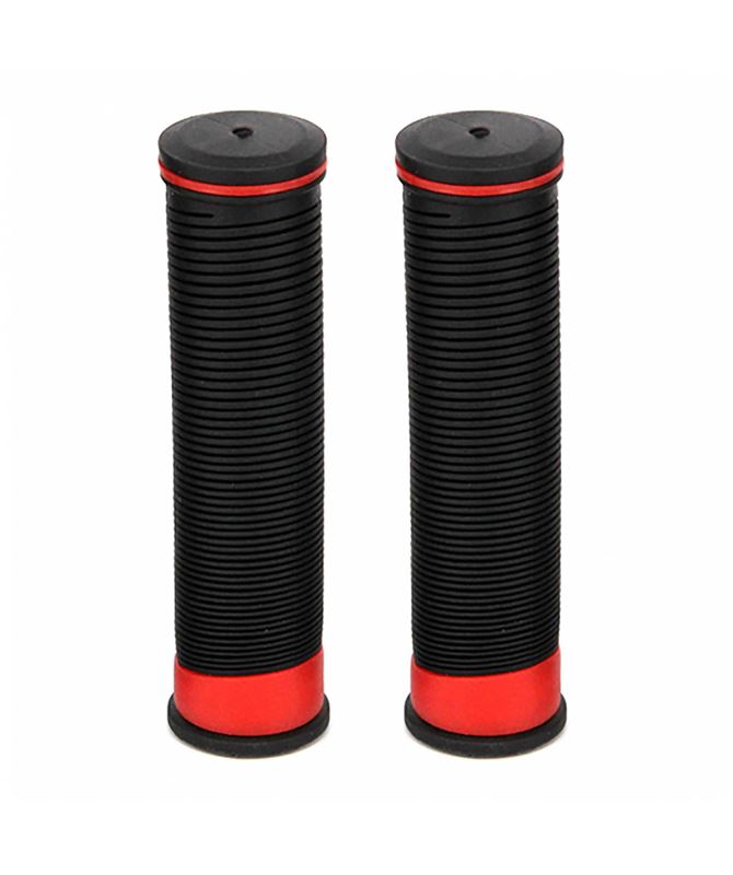 PAR DE PUÑOS MTB KRAYTON DE GOMA TRP - 128MM ROJO