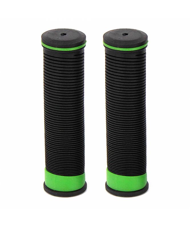 PAR DE PUÑOS MTB KRAYTON DE GOMA TRP - 128MM NEGRO-VERDE
