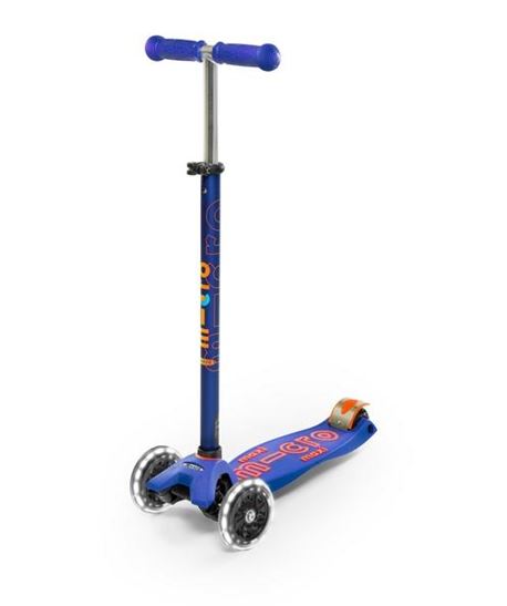 MAXI DELUXE LED AZUL/ROJO PATINETE