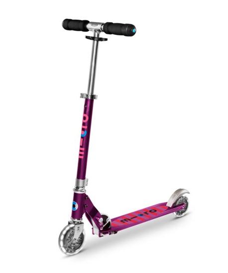 PATINETE MICRO SPRITE LILA LED