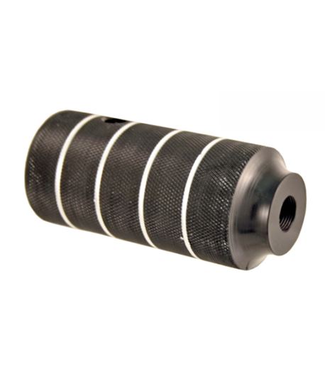 JGO. APOYAPIES BMX-FREESTYL ALUMINIO NEGRO D.14MM