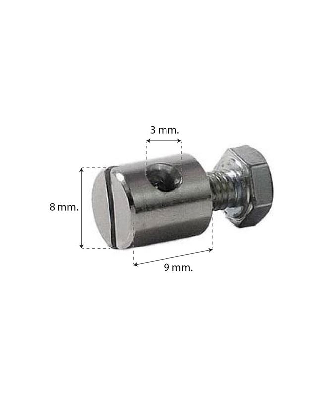 PRISIONERO KRAYTON PARA CABLE DE FRENO/CAMBIO - Ø8X9MM