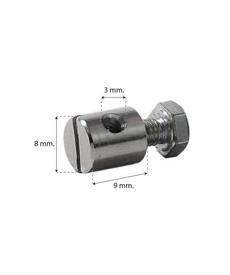 PRISIONERO KRAYTON PARA CABLE DE FRENO/CAMBIO - Ø8X9MM