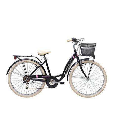 BICICLETA PANDA 26" LADY 6V NEGRO MATE ADRIATICA