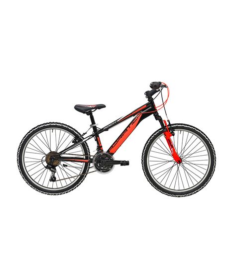 BICICLETA ROCK 24" ACC 18V NEGRO/ROJA