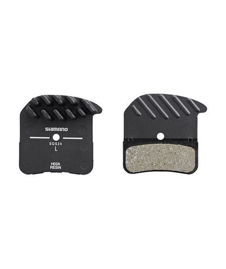 SHIMANO PASTILLA DE FRENO DE DISCO BP-H03A-RF RESINA CON ALE
