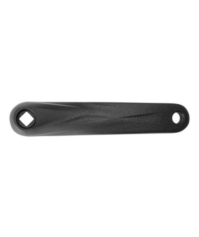 BIELA IZQUIERDA 175MM ALUMINIO NEGRA ROMBO SH