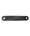 BIELA IZQUIERDA 175MM ALUMINIO NEGRA ROMBO SH