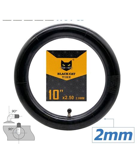 CÁMARA PREMIUM DE 2,0 MM DE ESPESOR, VÁLVULA DE 10X2,5, 90X9